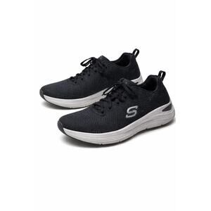 Skechers Sport Arch Comfort Walking Shoes – Black Knit